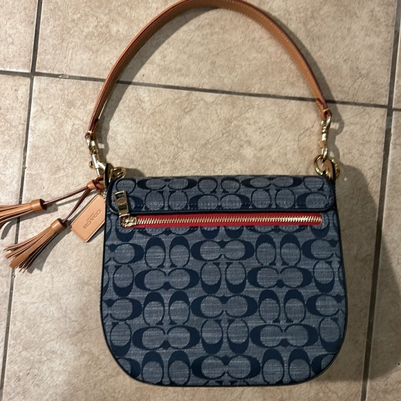 Denim Coach Bag - Picture 2 of 3